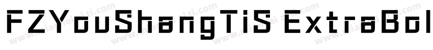 FZYouShangTiS ExtraBold字体转换